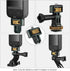 1/4" Adapter Screw Head Camera Mount for GoPro, CNC Aluminum Conversion Adapter for Action Cameras