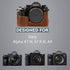 MegaGear Genuine Leather Half Case for Sony Alpha A7 III, A7R III, A9