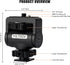 VILTROX Camera Monitor Mount with Cold Shoe, 360° Swivel and 180° Tilt Adjustable for 5" & 7" Field Monitors
