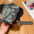 Astronaut Hidden Stand Phone Case for iPhone 13, Blue, Cute 3D Astronaut Lens Camera Protection with Luxury Glitter