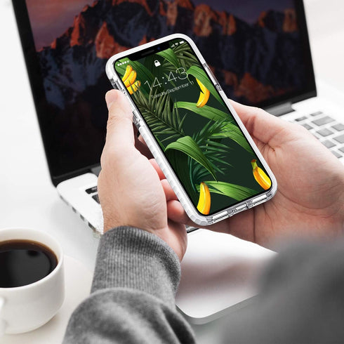 MATEPROX Clear Thin Slim Case for iPhone Xs Max, Anti-Yellow, Anti-Slippery, 6.5''