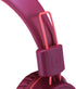 noot products Kids Headphones K33, Foldable Stereo Wired On-Ear Headset with 5ft Long Cord (Plum)