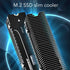M.2 SSD Cooler with Thermal Pad for PC Office, 2280 M.2 SSD Heatsink with 38 Cooling Fins for Effective Heat Dissipation