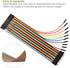 Chanzon 120pcs Assorted Jumper Wire Dupont Cable Connector Kit Set for Arduino Raspberry Pi - 30cm Long