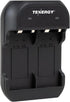 Tenergy TN141 Smart Charger for NiMH 9V Rechargeable Batteries, 9V Cells Battery Charger,