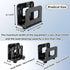 RUDDLIN Cable Box Mount, Adjustable Wall Mount Holder Fits Small and Narrow Devices, WiFi Router, Modem, Cable Boxes
