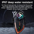 Motorcycle Helmet Bluetooth Headset, 500m Bluetooth Intercom for 2 Riders, CVC Noise Sound Quality Speakers for Riding,