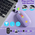 KARFUN 2.4G Wireless Mouse, Backlit LED Portable Slim Computer Mouses for Laptop, PC, Computer, MacBook, iPad