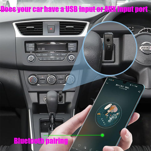 USB Bluetooth Receiver - Bluetooth 5.3 Wireless Audio Adapter for Home/Car Stereo Sound System
