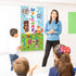 Welcome Banner - First Day of School Door Cover Woodland Animal Friends Photo Backdrop for Classroom School Party