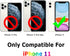 TENOC 11, 6.1 Inch Phone Case Compatible with iPhone Clear Case Shockproof Protective Bumper Slim Cover