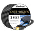 Cat 8 Ethernet Cables 3FT, 6FT 10FT 15FT 20FT 25FT 30FT 40FT