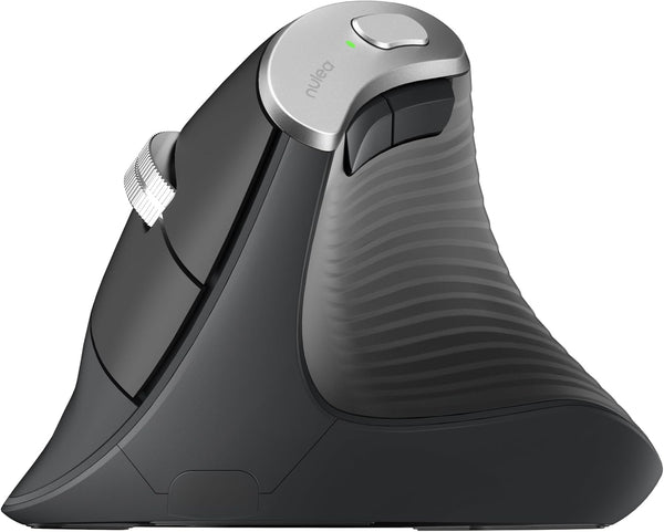 Nulea M510 Wireless Vertical Mouse, Ergonomic Design, 3 Adjustable DPI, Compatible with Windows, Mac OS, Grey