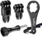 HSU Aluminum Extension Arm for GoPro Hero 13/12, Metal Adjust Mount for Go Pro Hero 11/10/9/8/7/6/5 Black