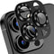Korecase 2 Pack Metal Tempered Glass Camera Lens Protector for iPhone 13 Pro & Pro Max - 9H Strong Stickiness - Black