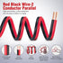 Nilight 100FT 12AWG Copper Clad Aluminum Wire - 12/2 Gauge Red Black CCA Electrical Cable, 2 Conductor Parallel for