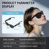 ITHUGE 8Hr IPX5 35g Smart Bluetooth Sunglasses for Men Women, Battery Hands-Free Calling & Music, Waterproof Audio