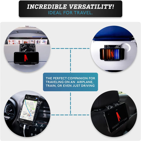 Flex Flap Adjustable Portable Phone Stand for Travel, Home, Desk, Bed, Treadmill, iPad, Tablet