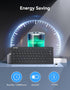 TECKNET 2.4G Wireless Keyboard, Small Wireless Keyboard with Media Hotkeys, Compatible with PC, Desktop, Laptop - Black