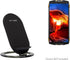 BoxWave Charger for Blackview BV6800 Pro, Wireless QuickCharge Stand, Jet Black