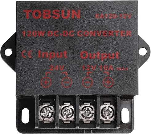 DC 24V to DC 12V 10A 120W Step Down Buck Converter Voltage Regulator Mini Module for Power Conversion