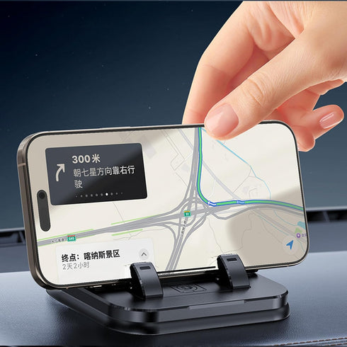Lamsamsom 360 Car Phone Holder Degree Rotation, Suitable for car Navigation in-car Dashboard, Horizontal and Vertical