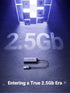 UGREEN 2.5Gb USB to Ethernet Adapter, Aluminum USB 3.0 to RJ45 Dongle for Laptop, Compatible with MacBook, Windows