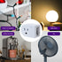 Fosmon Grounded Outlet Switch, ON/Off Switch, 3 Pack, 3 Prong Plug in Electrical Switch, Surge Protector, White