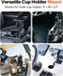 APPS2Car Cup Holder Phone Holder Mount for Car, 2-in-1 Fast-Squeeze Installation, Adjustable Height One-Hand Operation
