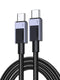 UGREEN USB C to USB C Cable, 100W Fast Charging, Type C Charger Cable for iPhone 15, MacBook Pro, Galaxy S24, 10FT