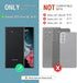 OCASE Wallet Case for Galaxy S22 Ultra 5G, PU Leather Flip Folio with Card Holders, RFID Blocking, Black