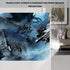 Aramox 60-120 Inch 16:9 (100inch) Projector Screen,Projector Curtain Rear Projection Screen Portable Foldable White