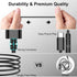 USB C Headphone Type C Earphone Magnetic Wired Earbud for iPhone 15 Pro Max, Samsung S24 Ultra, Noise Canceling