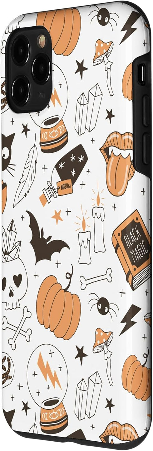 iPhone 11 Pro Case, Vintage Witchy Magical Spiritual Crystals for Halloween 2023