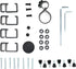 VIVO Hardware Pack for Monitor Stand, Includes Pole Cap, Cable Clips, Screws, Spacers,