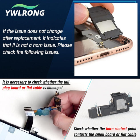 YWLRONG Loud Speaker Replacement for iPhone 13 - A2633 A2482 Ringer Speaker Buzzer Assembly with Tools