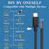 2 Cable,5V 3A 22AWG 2 Repair-0.5M/1.64FT (2PCS) USB Type-C Pin Bare Wire USB C Male Plug to Pin Open End Pigtail
