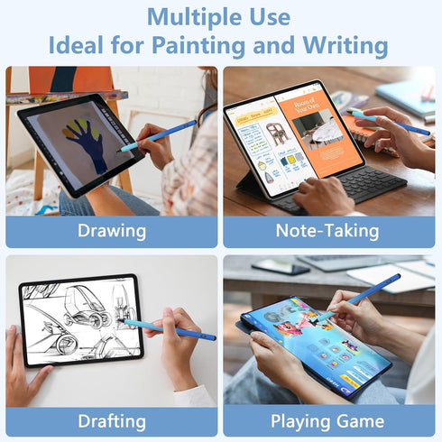 Stylus Pen for iPad 2018-2022, Active Pencil with Palm Rejection for iPad 10th/9th/8th/7th Gen, Gradient Blue