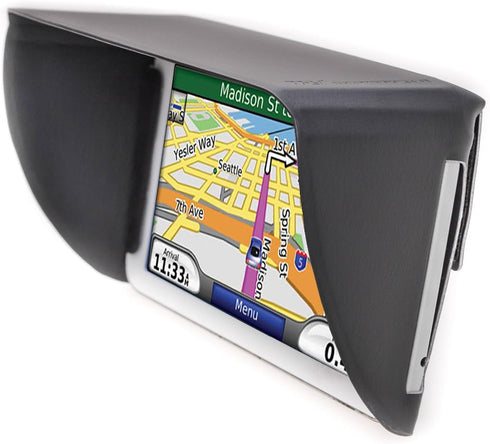TFY (7 Inch) Sunshade & Glare Visor for Garmin Nuevi GPS Navigator and Other GPS Navigators