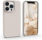 Cute Liquid Silicone Slim Protective Phone Case for iPhone 13 Pro Max, Matte Light Beige, Soft Anti-Scratch Microfiber