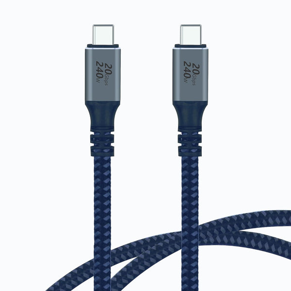 USB C 3.2 Gen 2 Cable, 6.6ft 20Gbps Data Transfer, 4K Video Output, 240W PD Fast Charging for iPhone 15