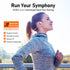 OpenComfy CF201 Next-Gen Running Headphones, Bluetooth Wireless Open Ear for Sports Gym Workout, Ultra Comfort &