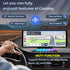 VOOYVEX 2026 3 1 Wireless Carplay Adapter Screen Mirroring Adapter for Car Mirror Phone to Car Screen Auto Linker Pro
