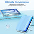 iPad Air 11" M2 (2024)/Air 5th/4th Gen 10.9" Case, Pencil Holder, Soft Leather Trifold Stand, Magnetic Smart Cover with