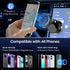 Shker 360 Magnetic Phone Holder,Vacuum Magnetic Phone Stand Suction Cup Phone MountFoldable, Retractable and Rotatable