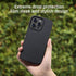 Tigowos Real Carbon Fiber Case for iPhone 15 Pro Max - Sturdy Protective Case, MagSafe Compatible, Carbon Fiber Black