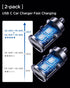 MRGLAS 90W USB C Car Charger, 2-Pack Super Mini Metal Fast Charging Adapter PD+QC3.0 Dual Port for iPhone 15/14 Pro Max