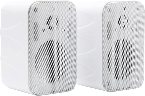 Diinpaul 3.5 inch Outdoor Speakers Wired, Waterproof Wall Mount Speakers, Ideal for Patio,