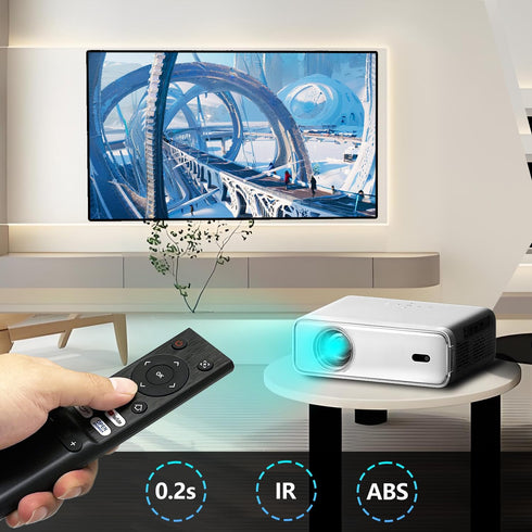 AOERUOW D1 1080P Replacement Remote Control Compatible with Aurzen EAZZE Movie Portable Outdoor Smart Mini Projector
