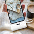 Portable Mini Power Bank Charger for iPhone (Direct Plugin) and USB C Android Device, 4800mAh Emergency Charge